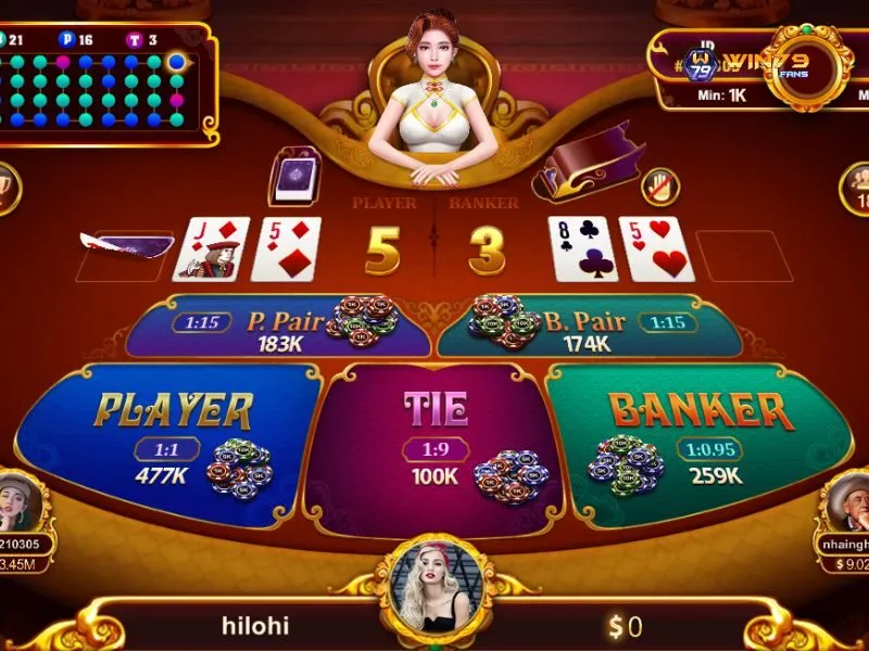 Cửa Banker có lợi thế hơn cửa Player