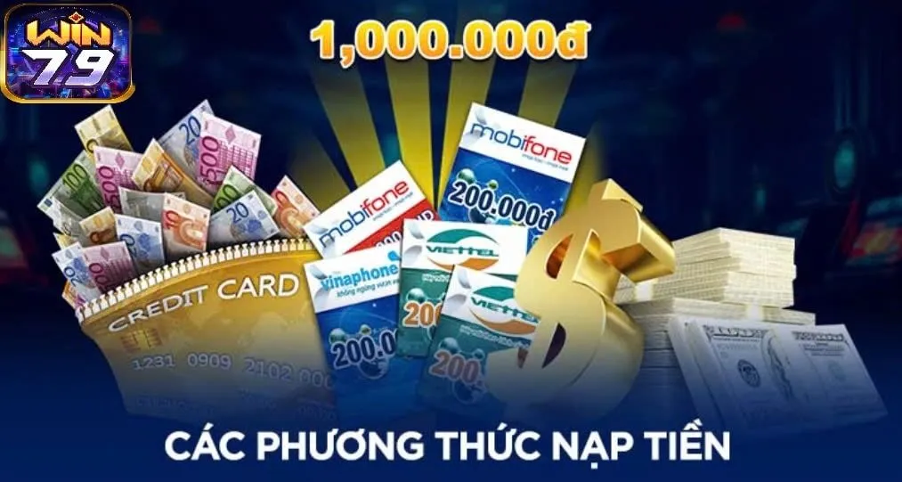 Hướng dẫn nạp tiền vào tài khoản Win79